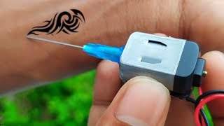 How To Make a Permanent Tattoo Machine At Home | 100% Success