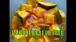 Mango Pickle Oil free by Kalpana Talpade /  आंब्यांचे लोणचं बिन तेलाचे