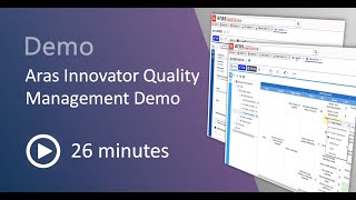 Aras Innovator Quality Management Demo