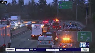 Two pedestrians die on I-5 in separate crashes near Salem