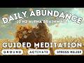 Guided Meditation for Abundance, Grounding, and Stress Relief | 10 Hz Binaural Beats