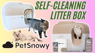 I Switched to SNOW+! NO to Ordinary Litter Boxes! Best Self-Cleaning Litter Box 2025 - PetSnowy