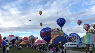 Balloon Fiesta 2016 Launch from the field