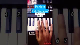 Ed Sheeran - Perfect (Easy Piano Tutorial) #viral #shorts