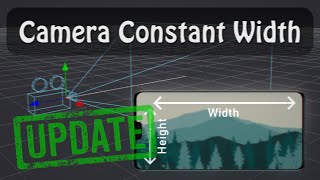 What's new in the update? - Camera Constant Width | Unity Asset Store