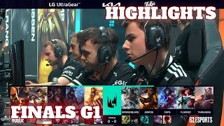 RGE vs G2 - Game 1 Highlights | Grand Finals LEC 2022 Spring Playoffs | Rogue vs G2 Esports G1