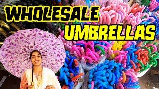 Wholesale Umbrellas Shopping | Crawford Market, Musafir Khana | Capsule Umbrella | Soku Vloggs