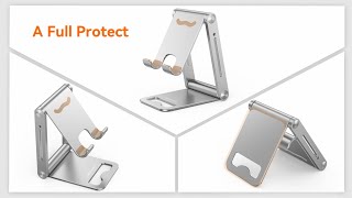 CableCreation Foldable Aluminum Cell Phone/Tablet Stand | Free your hand