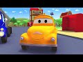 Tom The Tow Truck and Billy the Bulldozer in Car City  Cars & Trucks construction cartoon 🚗💨🚃