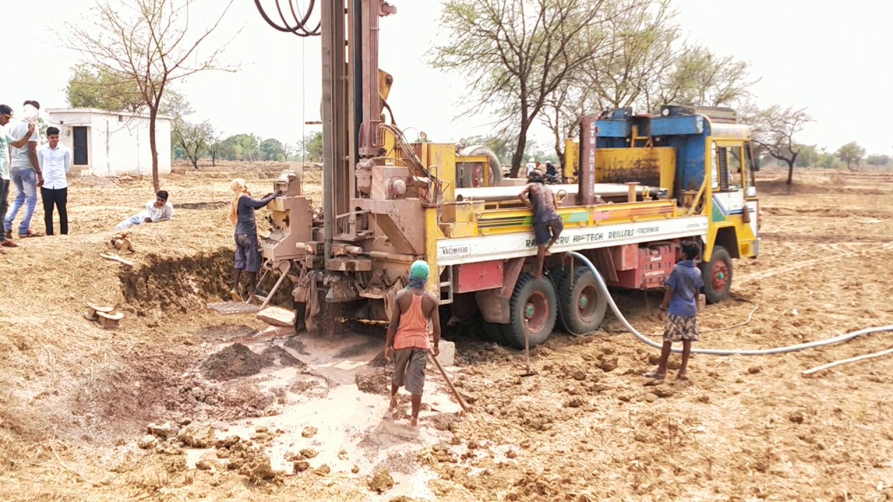 Borewell Drilling In India 100% Succesful Borewell Service - YouTube