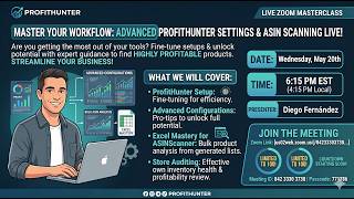 ProfitHunter Initial Settings and Updates AsinScanner Filters