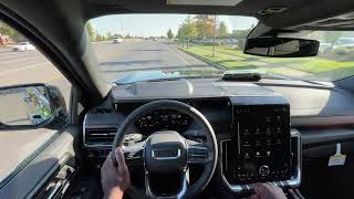 2025 GMC Yukon Denali 6.2 V8 POV Test Drive (Acceleration, Driving Impressions)