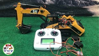 REPLACING REMOTE CONTROL FOR RC EXCAVATOR || KID TOY TV|| USING RADIO TRANSMITTERS