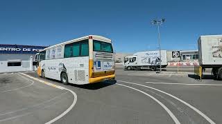 Permiso D de autobús - Maniobra de marcha atrás en recta y curva del examen de circuito cerrado