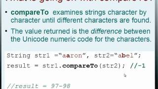 3-6 Comparing Strings -- Tillmon
