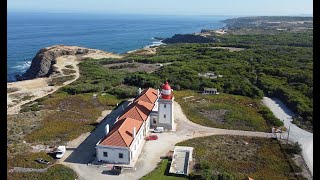 Cabo Sardão Lighthouse and the Vicentina coast - Portugal 2024 (from above)