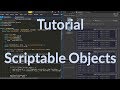Tutorial: ScriptableObjects - Item database in Unity.