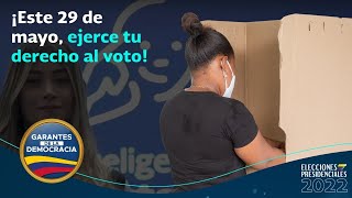 ¡Este 29 de mayo, ejerce tu derecho al voto!