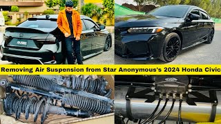 Removing Air Suspension from Star Anonymous's 2024 Honda Civic