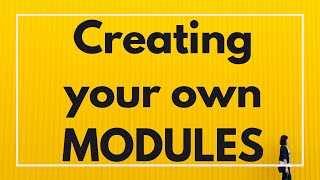 HOW TO CREATE OWN MODULES IN PYTHON | CBSE CLASS - XII | COMPUTER SCIENCE