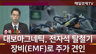 대보마그네틱, 전자석 탈철기 장비(EMF)로 주가 견인  / 종목TALK / 매일경제TV