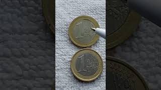 519. Today I found a beautiful 1 Euro 2002 coin with fantastic errors which comes From ITALY