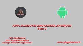 Realizzazione applicazione Organizer per Android - parte 3