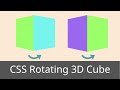CSS Rotating 3D Cube