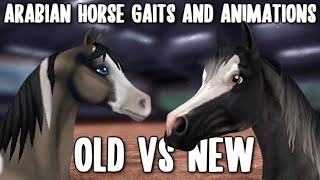 OLD VS NEW Arabian Horse [gaits/animations] - Star Stable Online