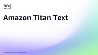 Amazon Titan Text Demo | Amazon Web Services