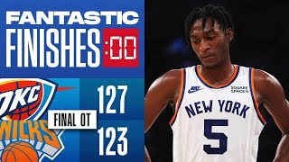 Final 0:47 WILD OT ENDING Knicks vs Thunder ⚡️⚡️