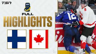 Finland vs. Canada FULL HIGHLIGHTS -- 2024 World Junior Championship