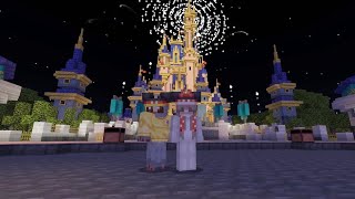 マイクラのディズニー公式マップ！！遊んでみました♡【後半】