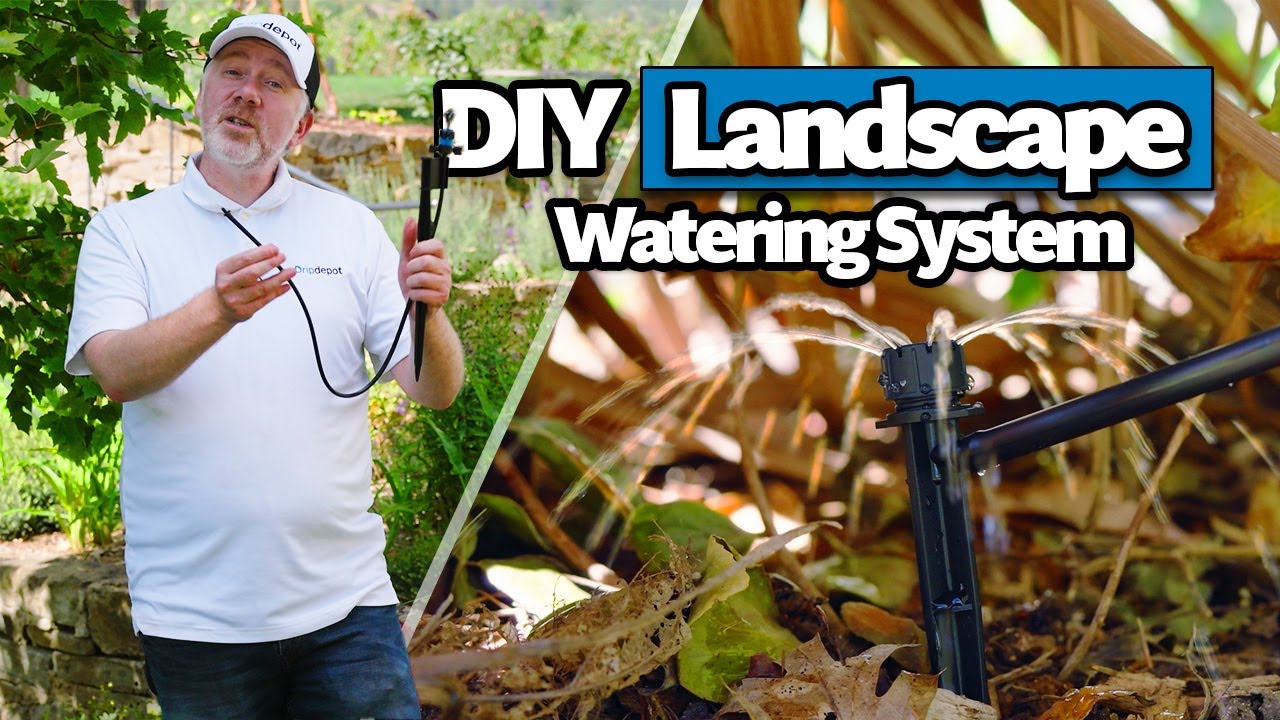 How To Install A Drip Irrigation System For Landscapes (Complete DIY ...