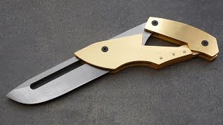 Knife Making - Weird Folding Knife