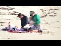 Irina Shayk and Bradley Cooper with 10 month old daughter Lea at beach Mpgun com
