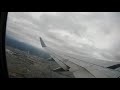 gopro 4k 日本航空 b737 機窓から 小松 → 羽田 gopro 4k jal b737 from the window komatsu to haneda airport