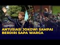 Jokowi Antusias Sapa Warga saat Kirab Pengantin Kaesang dan Erina, Sampai Berdiri di Kereta Kencana!