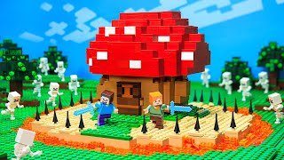 100 Days In Lego Minecraft World - Alex and Steve Life | Best of Brickmine #2 | Animation Full Movie