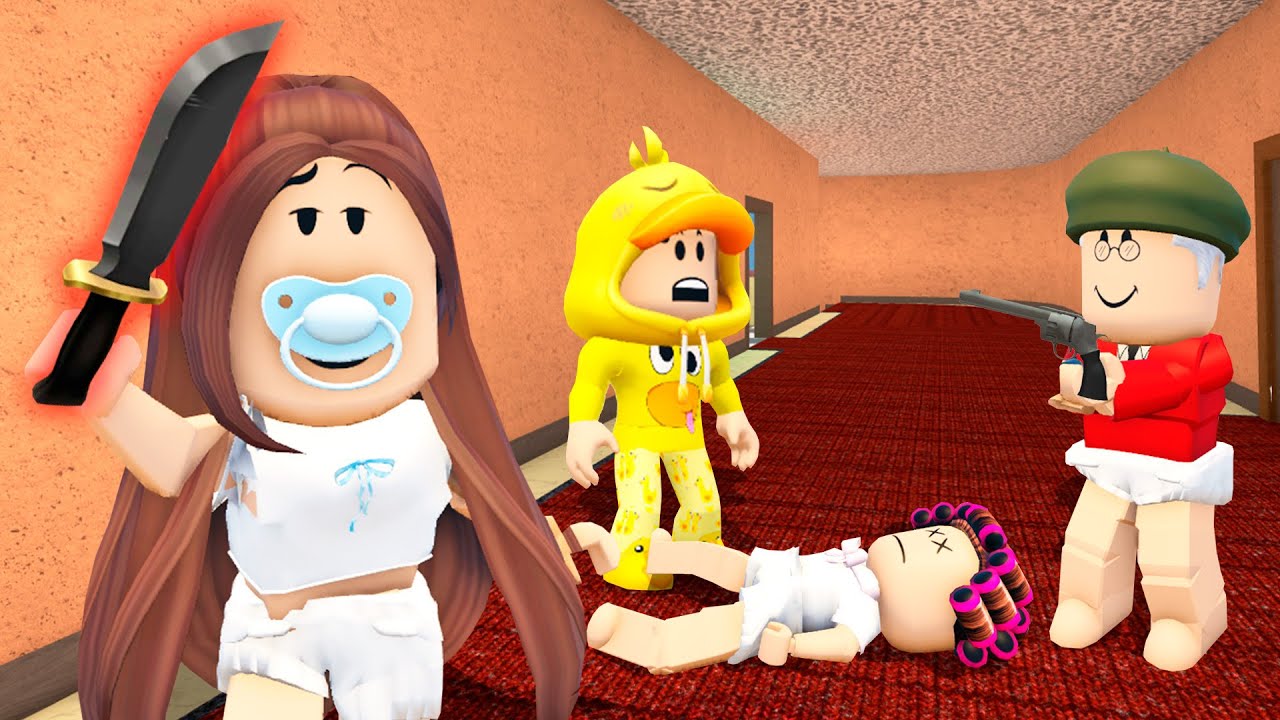 Murder Mystery Pero Somos Bebés En Roblox Youtube