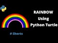 Rainbow draw using Python #Shorts