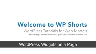 Wordpress Widget Areas
