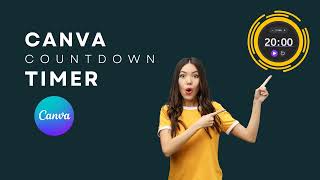 How to add a COUNTDOWN Timer⏱ to Canva presentations [EASY Canva FREE/PRO Tutorial]