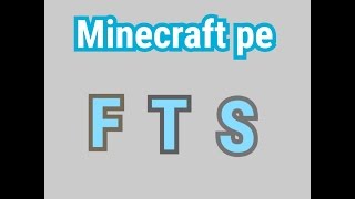 【蛋頭】Minecraft pe FTS