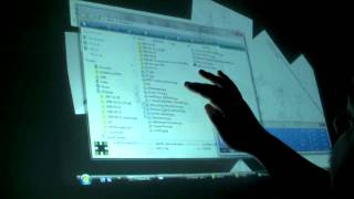 FTIR multi touch table: demo 2, part1
