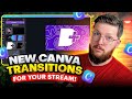 Create INSANE Stream Transitions in Canva | New Pro Feature! [Canva for Streamers]