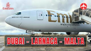 TRIP REPORT | EMIRATES B777 flight Dubai-Larnaca-Malta [Nov 2024]