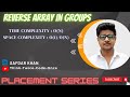 ReverseArrayInGroups|java|Array|GeeksForGeeks|PlacementPreparationSeries|FullExplanationWithCode|
