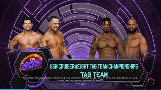 Cruiserweight Tag Team Titles: The M.O.T.H. Vs Legado Del Fantasma(205 Live)