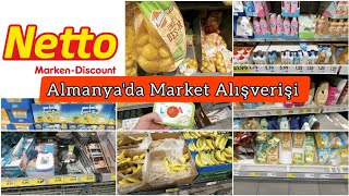 🛒 Almanya'da Market Alışverişi Netto ❌️  Market Alışverişi 🛒 - 19 Ocak 2024